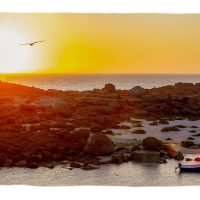 Carte postale photographie magnifique coucher de soleil